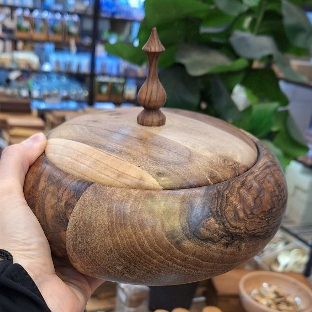 شکلات خوری چوبی قطر 19