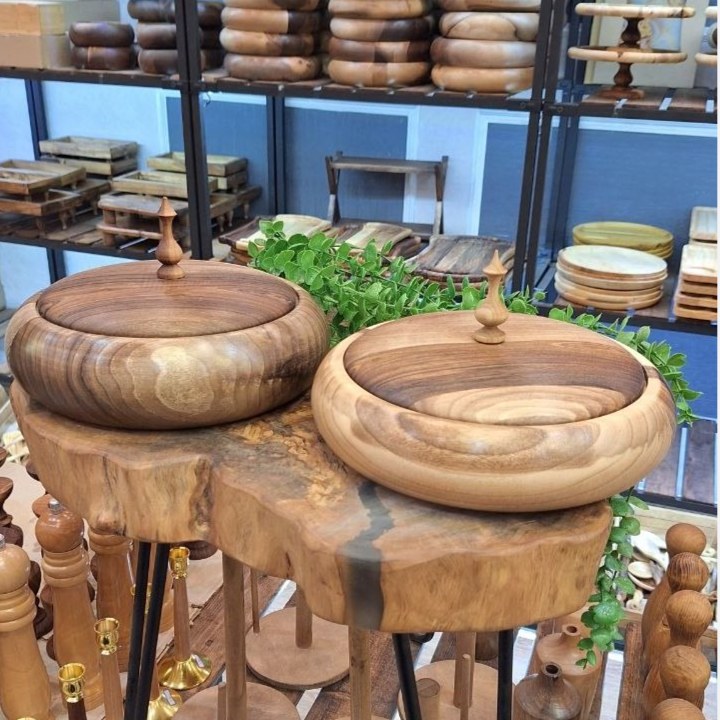 شکلات خوری چوبی قطر 24