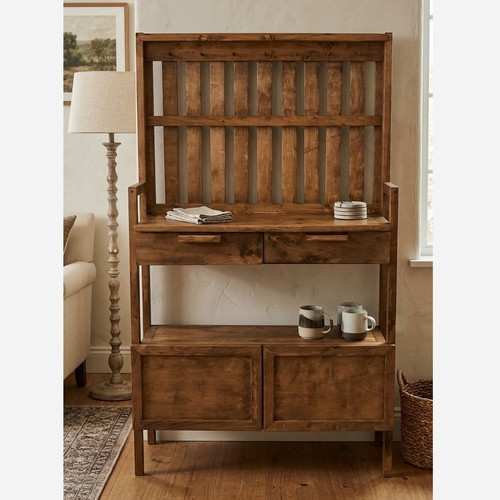کافی بار پشت بلند دو کشو کابینتی