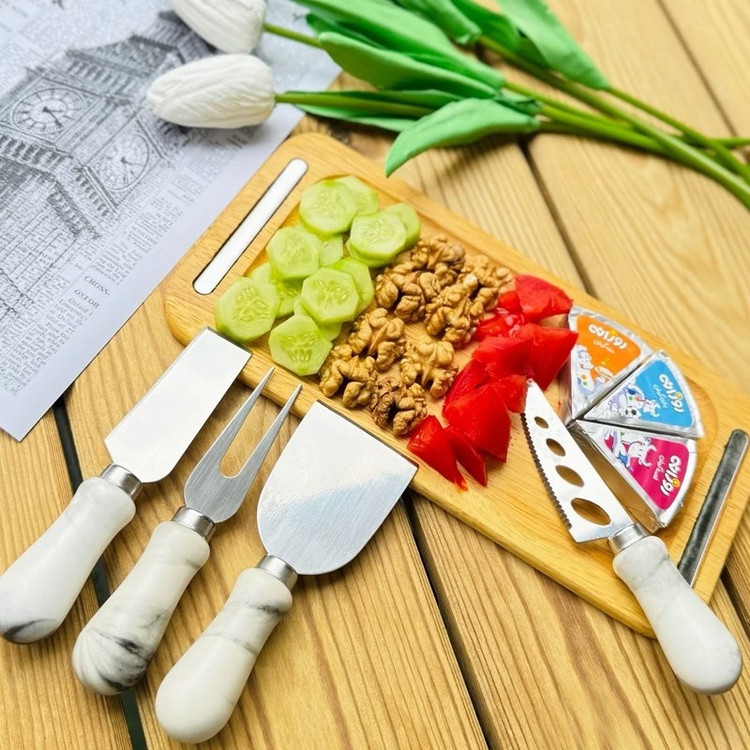 ست کارد صبحانه خوری مدل ماربل 4 عددی