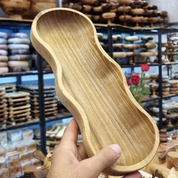 رولت خوری چوبی دفرمه 30 سانت