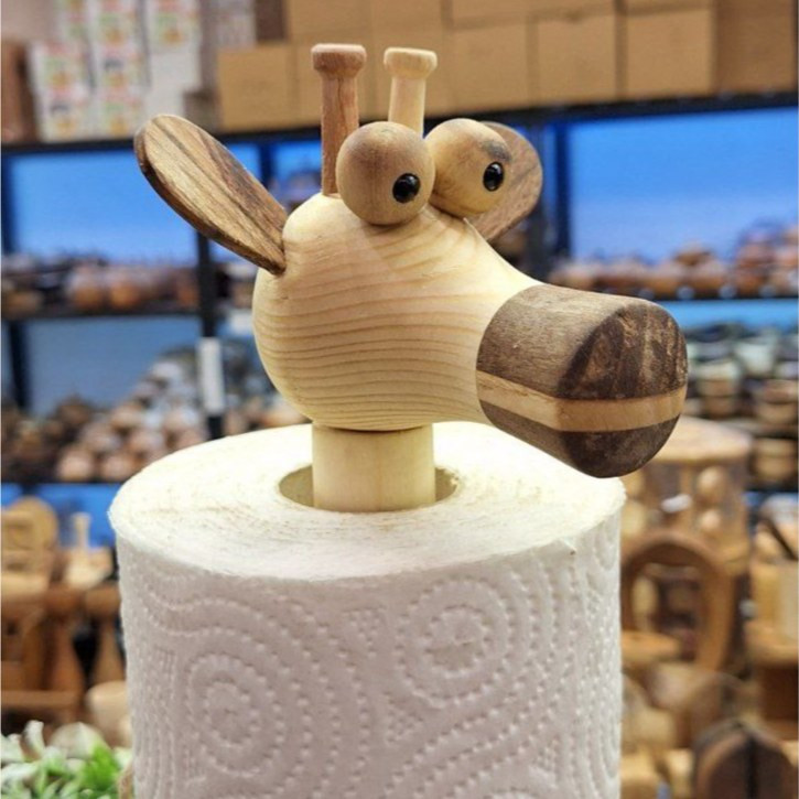 جادستمال چوبی طرح زرافه