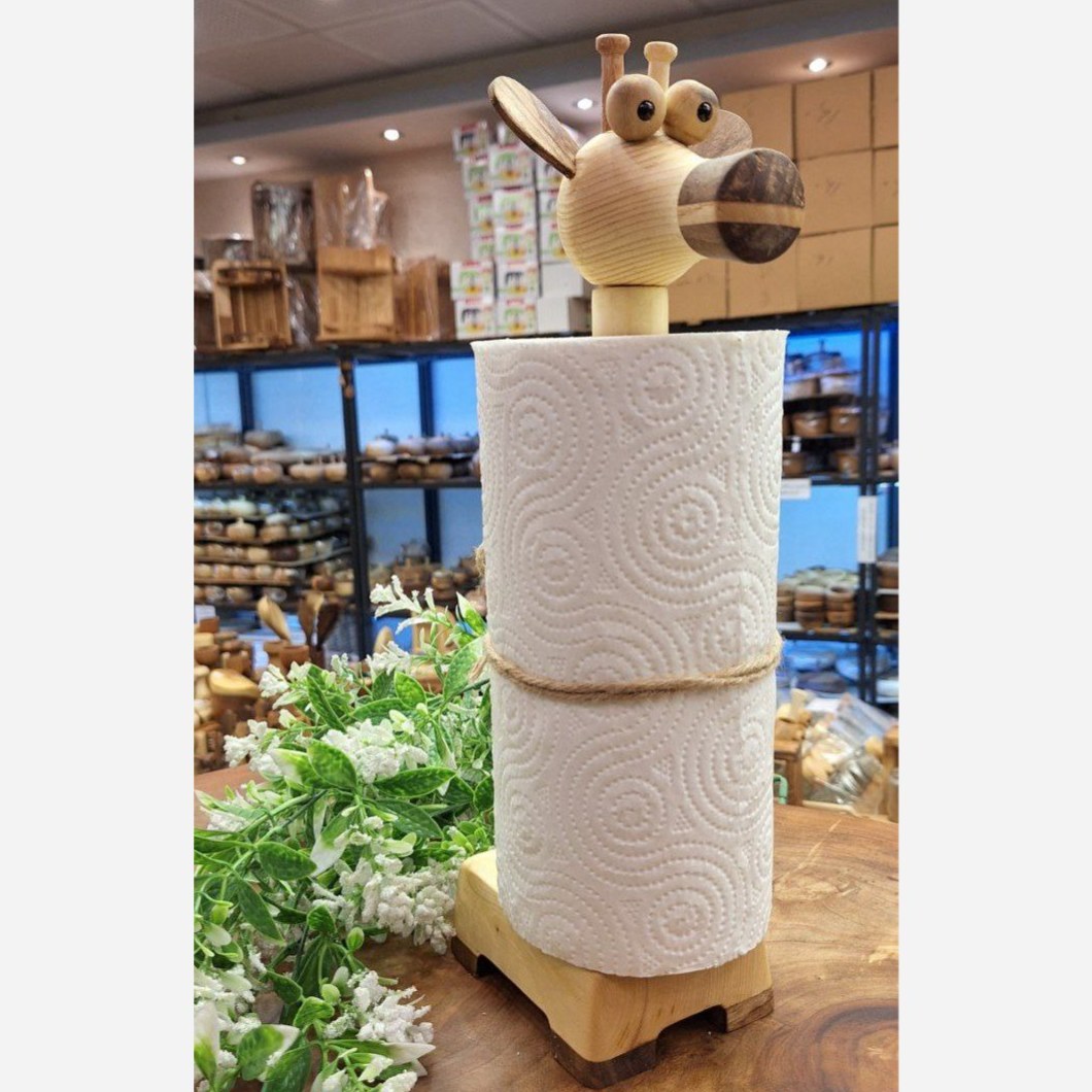 جادستمال چوبی طرح زرافه