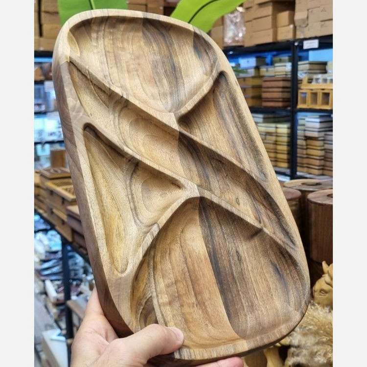 اردو چوبی مستطیل 5 خانه سه بعدی
