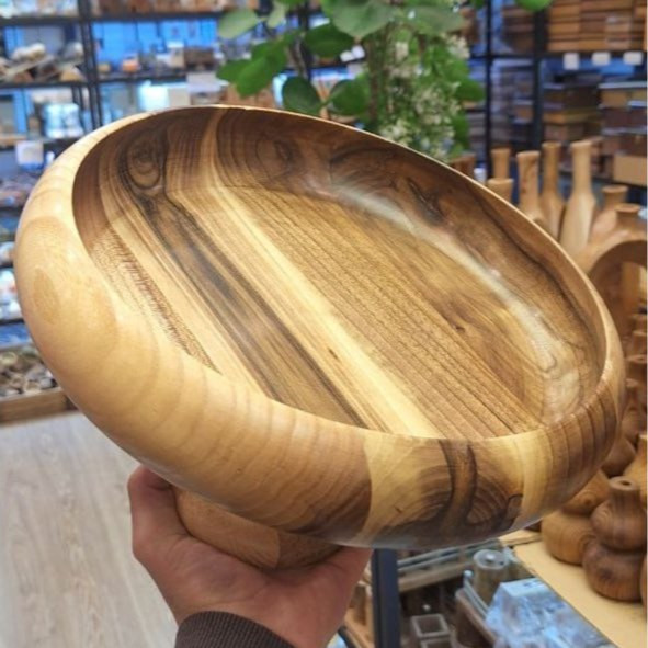 ست کاسه پایه دار خمره ای گردو