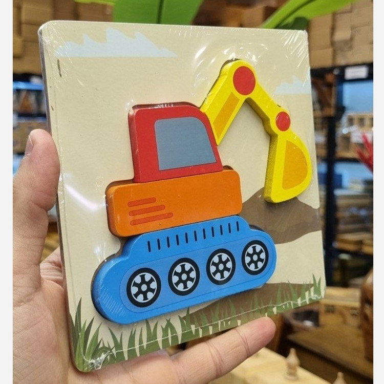 پازل چوبی چیدنی برجسته