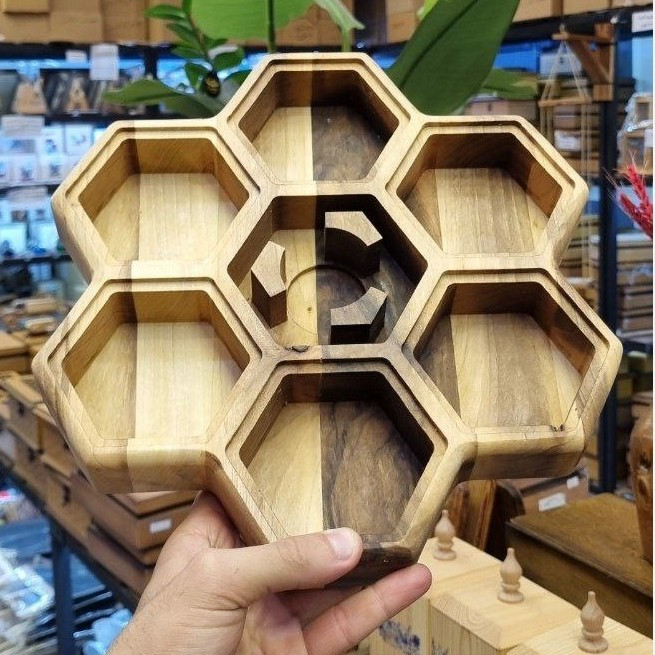 جعبه پذیرایی زنبوری هفت خانه وارمر دار