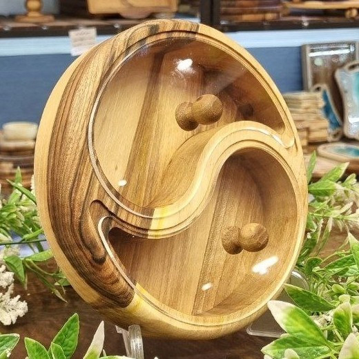 جعبه پذیرایی ترمه دو خانه