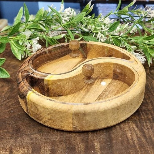 جعبه پذیرایی ترمه دو خانه