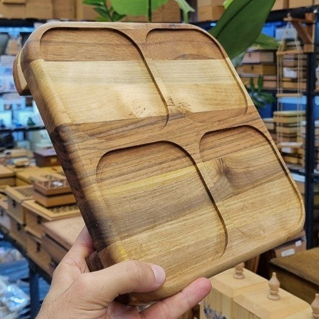 جعبه چوبی پذیرایی بهدیس