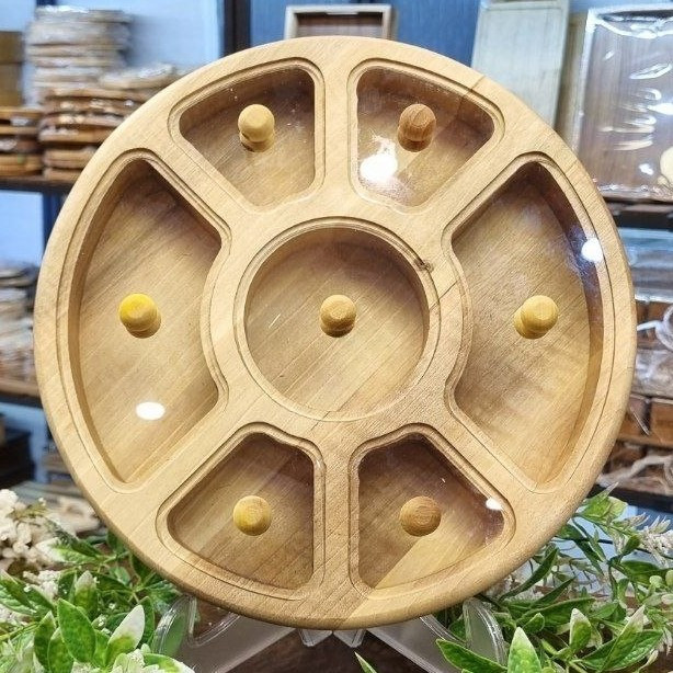 جعبه پذیرایی گرد هفت خانه