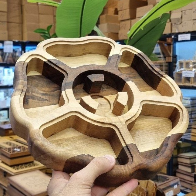 جعبه پذیرایی طرح گل وارمردار