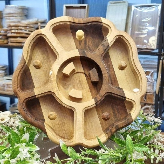 جعبه پذیرایی طرح گل وارمردار