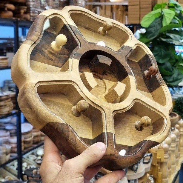 جعبه پذیرایی طرح گل وارمردار