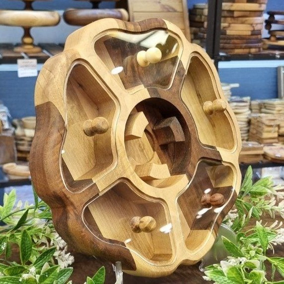 جعبه پذیرایی طرح گل وارمردار