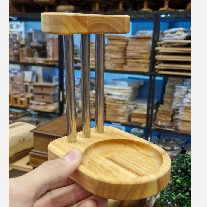 کنار گازی چوبی رابر و استیل