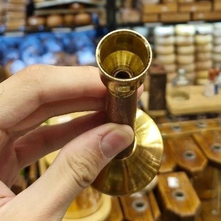 جا شمعی چوب و برنج