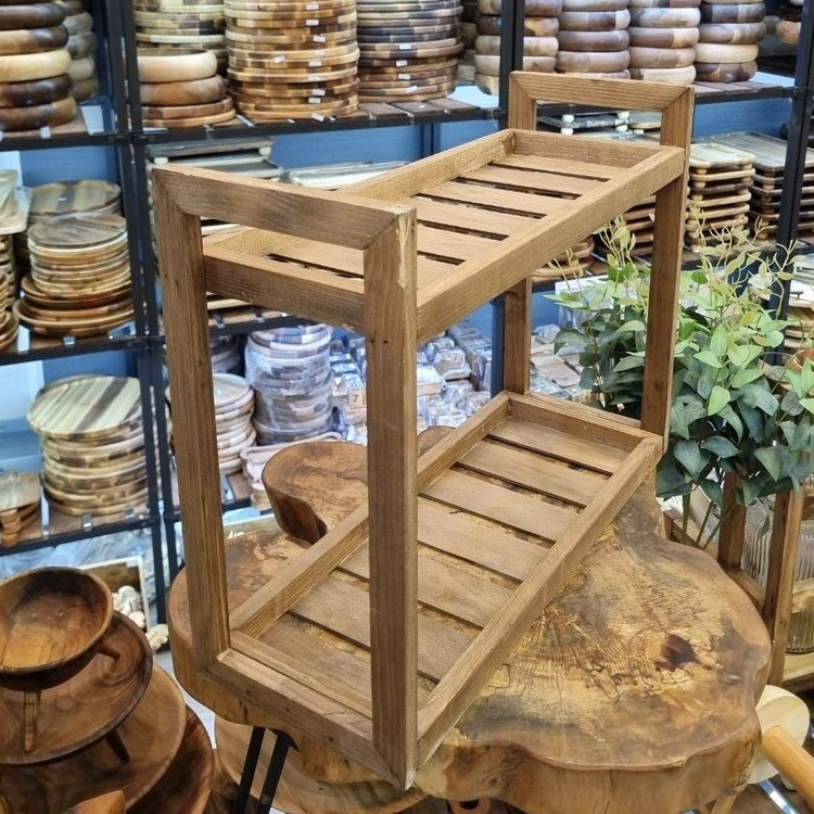 استند دو طبقه مستطیل عرض کم (پاسماوری)