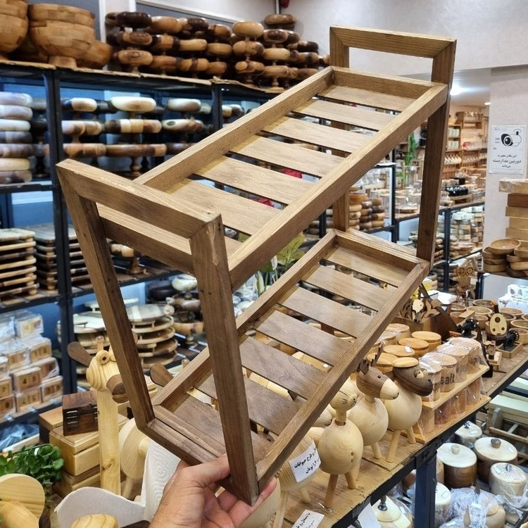 استند دو طبقه مستطیل عرض کم (پاسماوری)