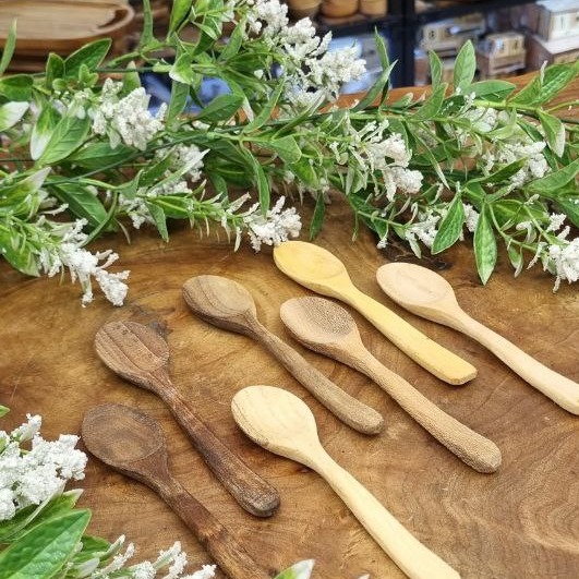 قاشق ادویه دسته منحنی