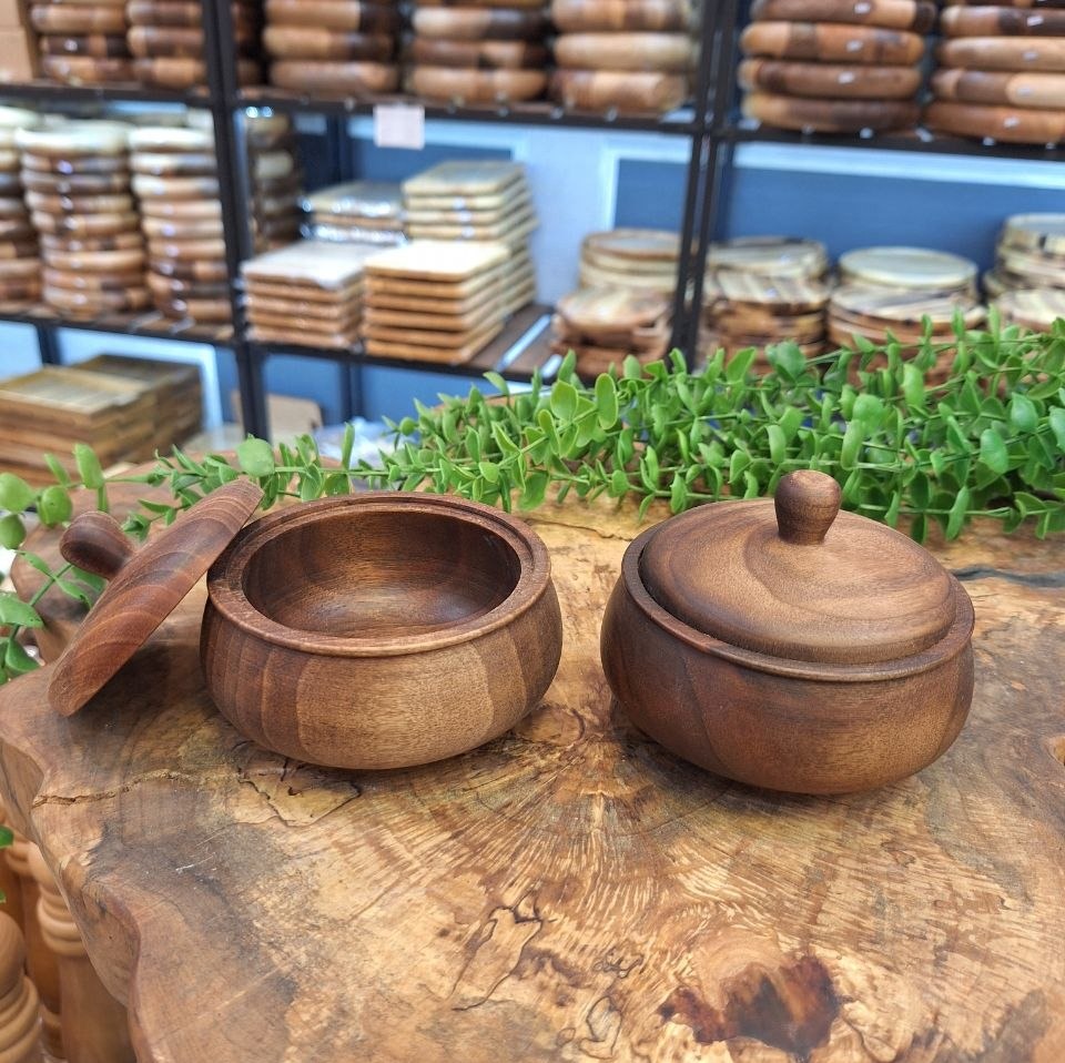 قندان شیک چوب گردو